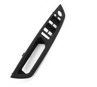 Embellecedor Panel Interruptores Ventana Reposabrazos Puerta Interior Lado Conductor LHD RHD Para X5 X6 E70 E71 E72 2007-2014 Tira de moldura del panel de la manija de la puert(Front Left Black)