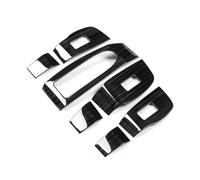 Embellecedor Para El Panel De Ajuste De La Elevación Del Interruptor Del Reposabrazos De La Ventana De La Puerta Del Para Mazda 3 BP 2019-2025 Autopartes(Black)