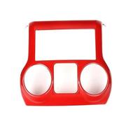 Embellecedor Para El Panel De Control Las Ventanas, Consola Y Salpicadero - Decoración Interior Para Jeep Para Wrangler JK JKU 2011-2017 MCQNDS(Red)