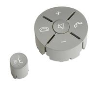 Embellecedor Para Interruptor De Botón Del Volante De Para Mercedes Para Benz Clase C E GLK W204 W207 W212 X204 Levas cambio en el volante(Gris derecho)