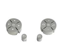Embellecedor Para Interruptor De Botón Del Volante De Para Mercedes Para Benz Clase C E GLK W204 W207 W212 X204 Levas cambio en el volante(Gris 1 par)