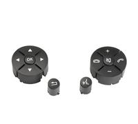 Embellecedor Para Interruptor De Botón Del Volante De Para Mercedes Para Benz Clase C E GLK W204 W207 W212 X204 Levas cambio en el volante(Negro 1 par)