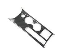 Embellecedor Para La Consola Central Del Panel De Cambios Y El Portavasos Agua Para VW Para Polo 2019-2020 MCQNDS(Carbon Fiber Texture)