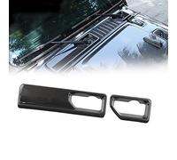 Embellecedor para Panel de limpiaparabrisas de Coche, para Jeep Wrangler JL, Gladiator JT 2018, 2019, 2020, 2021, 2022, Accesorios Exteriores (Color: Aspecto Carbono)