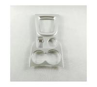 Embellecedor Para Panel Marco Taza Agua Pomo Cambio Marchas De Coche ABS Para Renault Para Kadjar 2015 2016 2017 HETEVSCCK(Silvery)