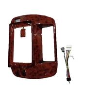 Embellecedor para Radio De Auto De 9 Pulgadas Reproductor Android MP5 Panel De Control Cubierta Estéreo 2 DIN para Nissan para Patrol Y61 2002-2004 LIANGYIMEI(Frame with Cable)