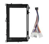 Embellecedor para Radio De Coche De 9 Pulgadas con Android Reproductor MP5 Y Marco 2 DIN para Toyota para Corolla 11 para Auris E180 2017 POMPOMPUR(Frame an Cord)