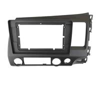 Embellecedor para Radio De Coche para Civic 2006-2011 con Volante A La Derecha 10.1 Pulgadas para Reproductor Android MP5 2 DIN para Salpicadero POMPOMPUR(Only Frame)