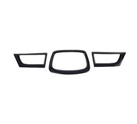 Embellecedor Parrilla Delantera para Impreza STI 9th Gen 2006-2007, Kit 3 Piezas ABS Negro - Diseño Deportivo y Resistente, Fácil Instalación para Mejora Estética (Negro brillante)