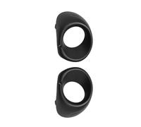 Embellecedor parrilla lámpara luz antiniebla Para Mitsubishi Para Outlander 2013 2014 2015 6400D571 6400D572 Marco Cubierta Luz Antiniebla Parachoques Delantero Bisel Lámpara luz antiniebla(Negro)