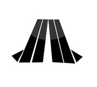 Embellecedor Pilar b Compatible Con A4 B8 Para B8.5 S4 2009 2010 2011 2012 2013 2014 2015 6 Piezas Molduras Adhesivas Para Postes Pilares Pulidos Para Puertas Ventanas