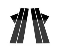 Embellecedor Pilar b Compatible Con A6 C7 2012 2013 2014 2015 2016 2017 2018 6 Piezas Postes Pilar Coche Cubierta Moldura Puerta Ventana Pegatinas Columna BC Para