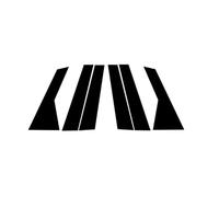 Embellecedor Pilar b Compatible Con A6 C8 4K 2019 2020 2021 2022 2023 6 Piezas Postes Pilares Pulidos Molduras Puertas Ventanas Pegatinas Exteriores Accesorios