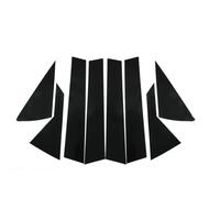 Embellecedor Pilar b Compatible Con Hyundai Para Accent HC YC 2018 2019 2020 2021 2022 Color Negro Brillante. Calcomanía Exterior Postes Pilares Puertas Ventanas