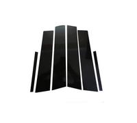 Embellecedor Pilar b Compatible Con Mazda 3 2004 2005 2006 2007 2008 2009 6 Piezas De Postes Laterales Puerta Para Coche Calcomanías Decorativas Exteriores Accesorios Negros