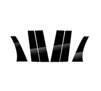 Embellecedor Pilar b Compatible Con Mitsubishi Para ASX 2011 2012 2013 2014 2015 2016 2017 2018 2019 2020 6 Piezas Postes Pilar Cubierta Moldura Ventana Pegatina Columna BC