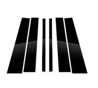 Embellecedor Pilar b Compatible Con Volvo XC40 2016 2017 2018 2019 2020 2021 2022 6 Piezas Molduras Ventana Para Postes Pilares En Negro Brillante, Adhesivo Exterior Columna BC