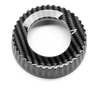 Embellecedor Pomo Ajuste Palanca Cambios Consola Central Coche ABS Cubierta Botón De Estacionamiento Para Kia Para Sportage NQ5 EV6 Accesorios Para Interior Coche(Fibra de carbon)