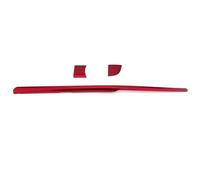 Embellecedor Tablero Rojo con Franja Decorativa Panel Central Interior Instrumentos para Kia para Morning para Picanto 2021 2022 2023 Molduras Interiores Automóviles