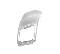 Embellecedor Tubo Escape Garganta Trasera Para Parachoques Trasero Izquierdo Coche Para Para Range Rover Para Evoque 2010-2018 Punta escape(Plata)