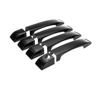 Embellecedores for manijas de puertas exteriores de coche, color negro brillante, compatible con Land Rover Range Vogue L322 (2002-2012)
