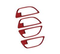 Embellecedores Interiores Para Manijas De Puertas Para Serie 5 F10 2011-2017 IENQBVL(Carbon Fiber Red)