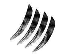 Embellecedores Laterales Universales Curvos Antiarañazos Para Guardabarros, Tira Protectora Para Llantas, Adhesivo Para Coche Embellecedor Arco Rueda(Carbon Fiber 4pcs)