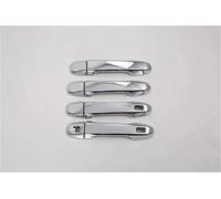 Embellecedores Manija Puerta ABS Cromado Fibra Carbono Estilo Negro Para Subaru Para Impreza 2017 2018 2019 2020 2021 Funda para manija de puerta de coche(Type H)