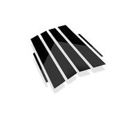 Embellecedores Negros para los pilares de Las ventanillas de Las Puertas del Mazda 3 Sedán 2010-2013. Cubiertas Protectoras para los pilares B centrales de Las ventanillas del Coche.