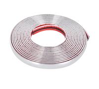 Embellecedores para Coches, Cromado Adhesivo Moldura Tira, para Decoracion de Níquel Cromo para Coche, Tira Adhesiva para Moldura Coche, Tira Adhesiva para Decoracion (15 mm x 5 m)