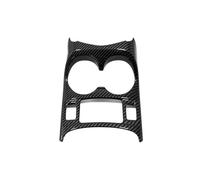 Embellecedores Para El Marco Del Vaso De Agua Delantero ABS Mate/fibra Carbono Para Nissan Para QASHQAI J11 2014-2020 Molduras interiores de coche(High configuration 1)