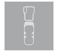 Embellecedores para Jeep para Wrangler JL para Gladiator JT 2018-2023 Panel Cambio Marchas Coche Portavasos Decoración Cubierta Adhesivo Lnterior del Coche