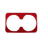 Embellecedores para Kia para Stinger 2019-2023 Accesorios Interiores Fibra Carbono para La Parte Trasera del Asiento Portavasos Asientos LHD RHD Lnterior del Coche
