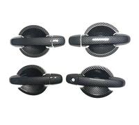Embellecedores Para Manijas Puertas Exteriores Autos Para Toyota Para Ractis Para Verso-S Para Space Para Verso 2011-2017 Cubiertas Embellecedor Cubierta Para Manija De Puerta Coche(negro 3)