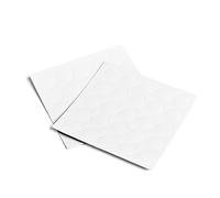 Embellecedores Redondos Adhesivos LouMaxx, Ø 14 mm | Juego de 50 Embellecedores Blancos para Tornillos | Tapones Adhesivos para Agujeros