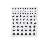 Embellissement - pequeño accesorio de decoración - motivo para pegar Creativ - 100263 - Ojos bizcos