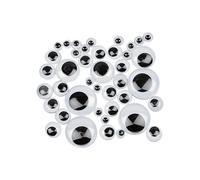 Embellissement - pequeño accesorio de decoración - motivo para pegar Creativ - 100263 - Ojos bizcos