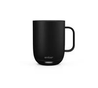 Ember Smart Mug 2 - Taza de café con ajuste de temperatura (414 ml, controlable mediante aplicación, recargable, con pantalla LED inteligente, batería de 80 minutos y diseño mejorado), color negro