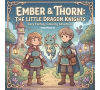 Ember & Thorn: The Little Dragon Knights Coloring Book for Adults and Teens with Cute Dragons, Cozy Fantasy Adventures, and Easy Simple Designs for Relaxation