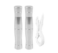 Emblem Remover, Decal Remover, Badge Stripper, Sturdy Alloy Construction, Nylon Fiber Line Set, Vehicle Modification and Paint Change Use, 50cm, Silver Color, 26 Pieces