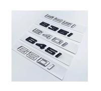 Emblema ABS Superior for Placa de identificación del Maletero del Coche Serie 6, con Letras y números, Color Negro Cromado, for Modelos 630i, 635i, 640i, 645i y 650i.(Glossy Black,628i)