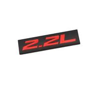 Emblema adhesivo metálico 3D for coche (2,0 L, 2,2 L, 2,3 L, 2,4 L, 2,5 L, 2,7 L y 2,8 L)(2.2L Sticker)