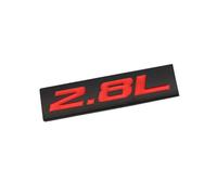 Emblema adhesivo metálico 3D for coche (2,0 L, 2,2 L, 2,3 L, 2,4 L, 2,5 L, 2,7 L y 2,8 L)(2.8L Sticker)