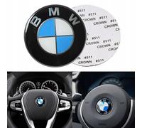 Emblema adhesivo metálico para volantes o llantas, logo de diámetro 45mm referencia 36131181082 (ver modelos de coche compatibles en la descripción)