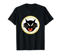 Emblema ala 12 Ejército del Aire español F-18 Caza Camiseta, Hombre, Negro, XL