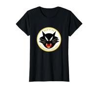 Emblema ala 12 Ejército del Aire español F-18 Caza Camiseta, Mujer, Negro, 3XL