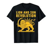Emblema Antiguo de la Herencia Persa de la revolución del León y el Sol Camiseta