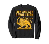 Emblema Antiguo de la Herencia Persa de la revolución del León y el Sol Sudadera