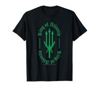 Emblema Circular Trident de los señores de la Atlántida Aquaman Camiseta