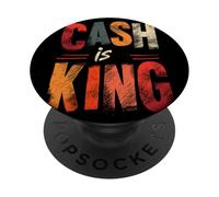 Emblema Colorido Cash is King PopSockets PopGrip Adhesivo